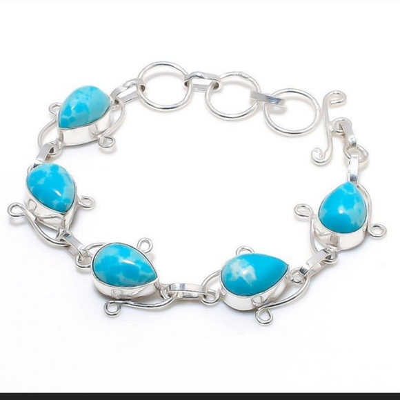 Jewelry - Larimar Bracelet in Sterling